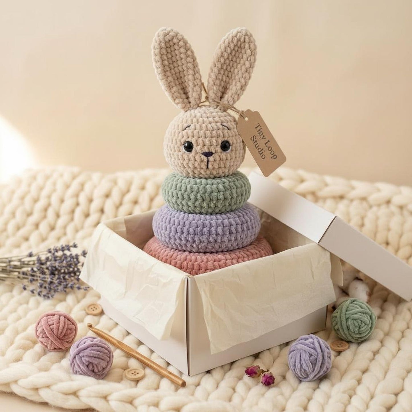 Crochet Stacking Rings Pattern