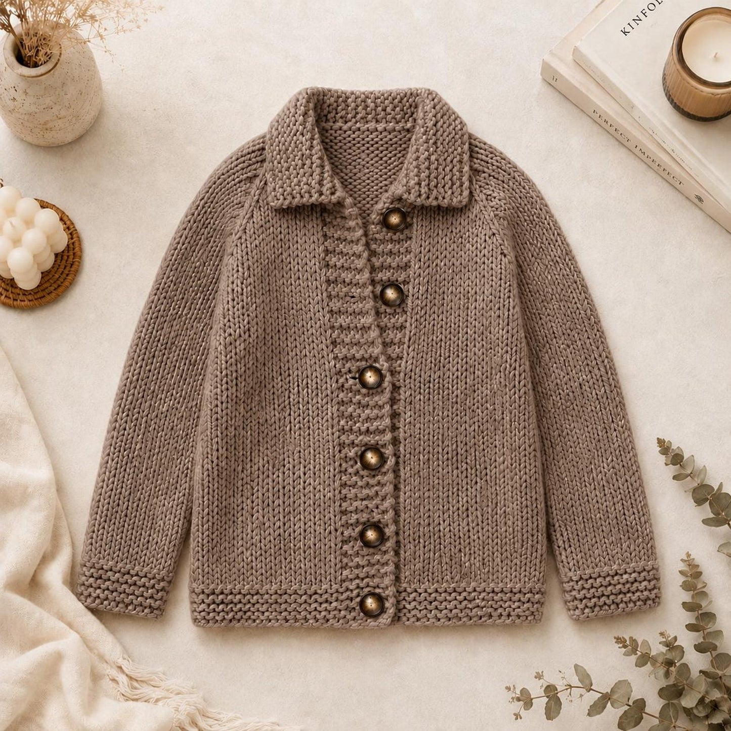 Easy Chunky Cardigan Knitting Patterns