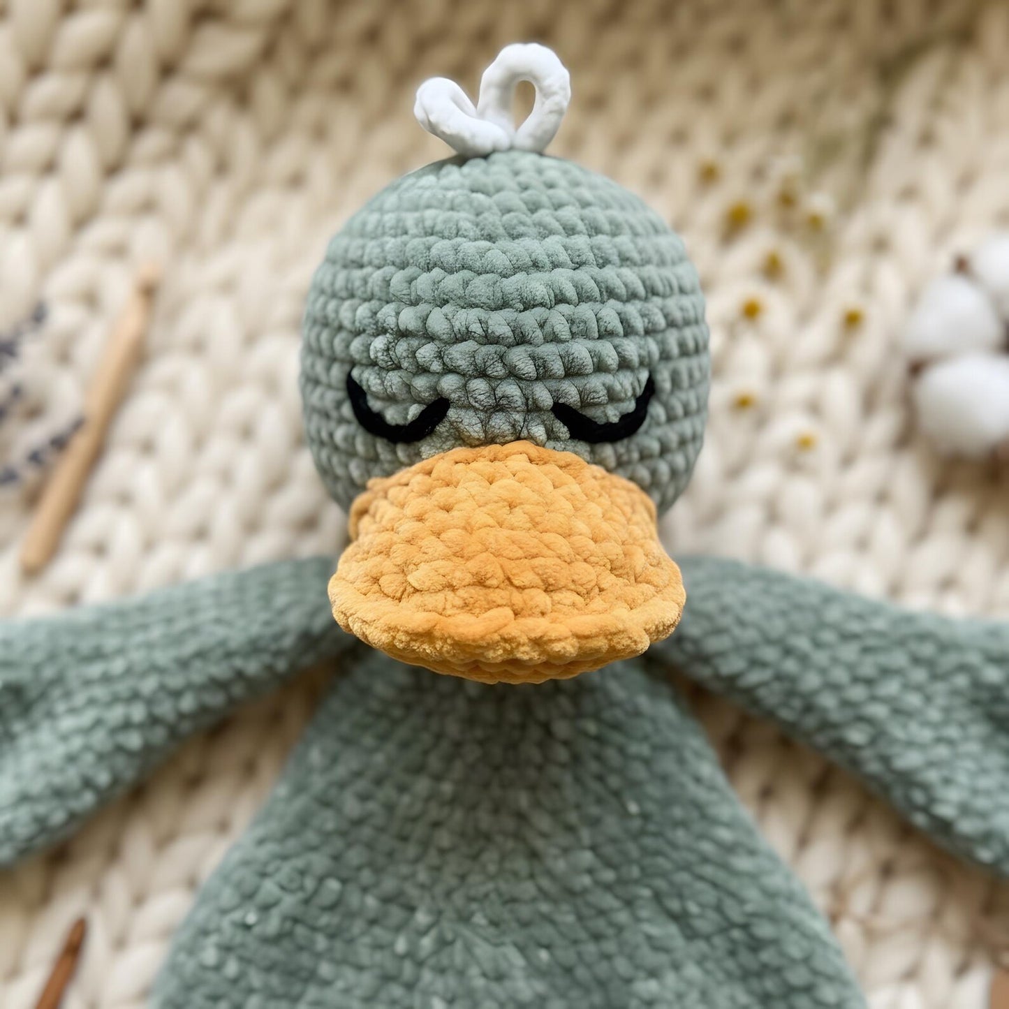 Crochet Duck Comforter Pattern