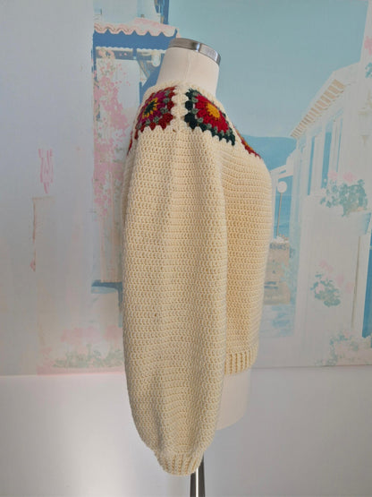 Nordic Granny Sweater Crochet Pattern