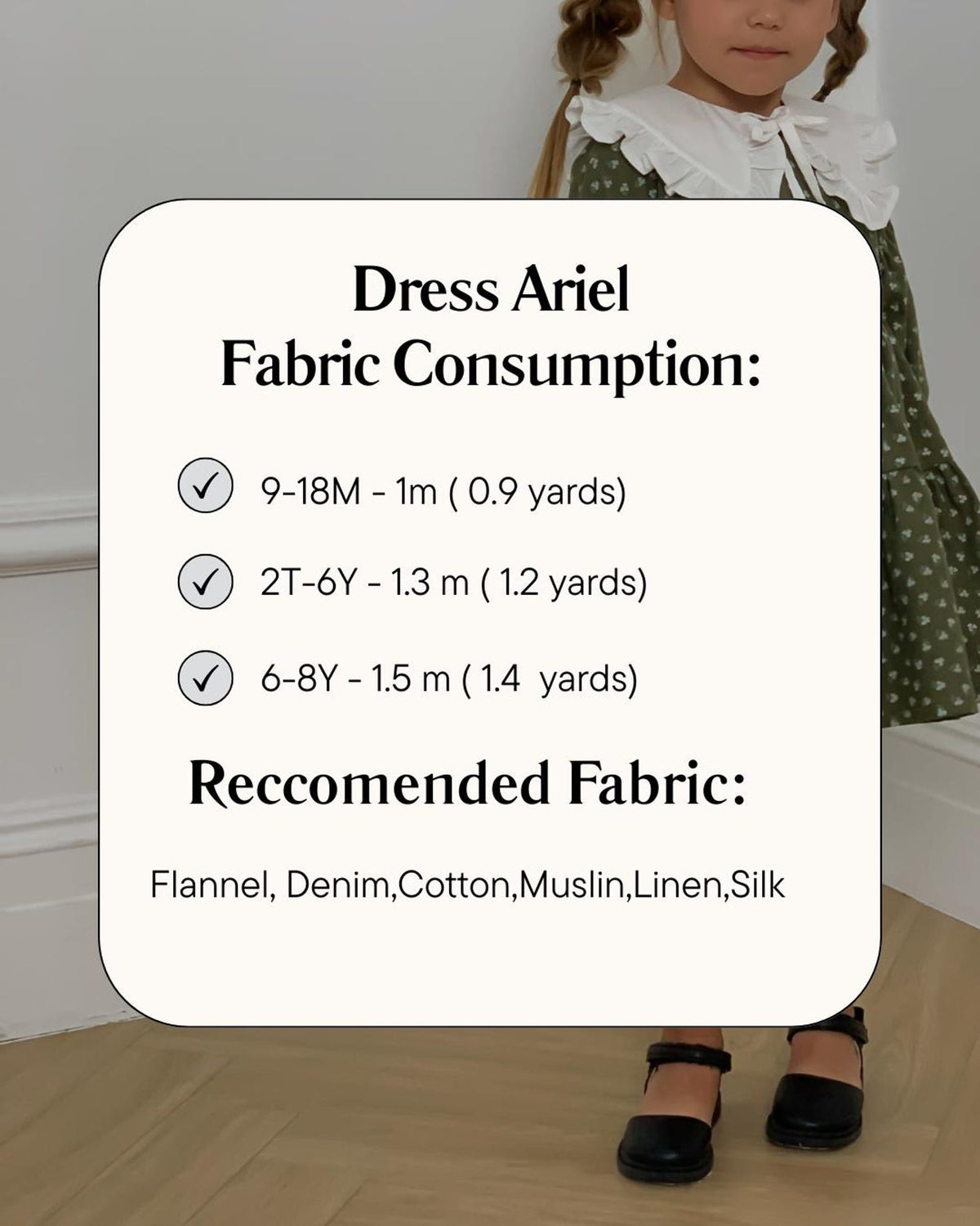 Girls Ruffle Dress PDF Sewing Pattern