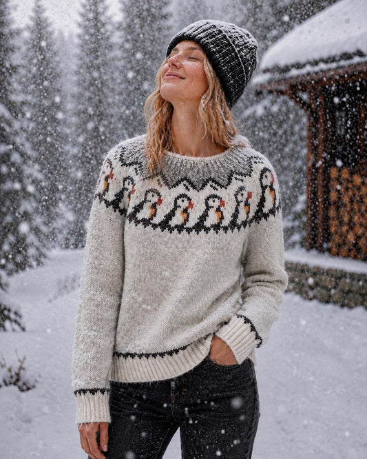 English Knitting Pattern for a Puffin Knitting Pattern