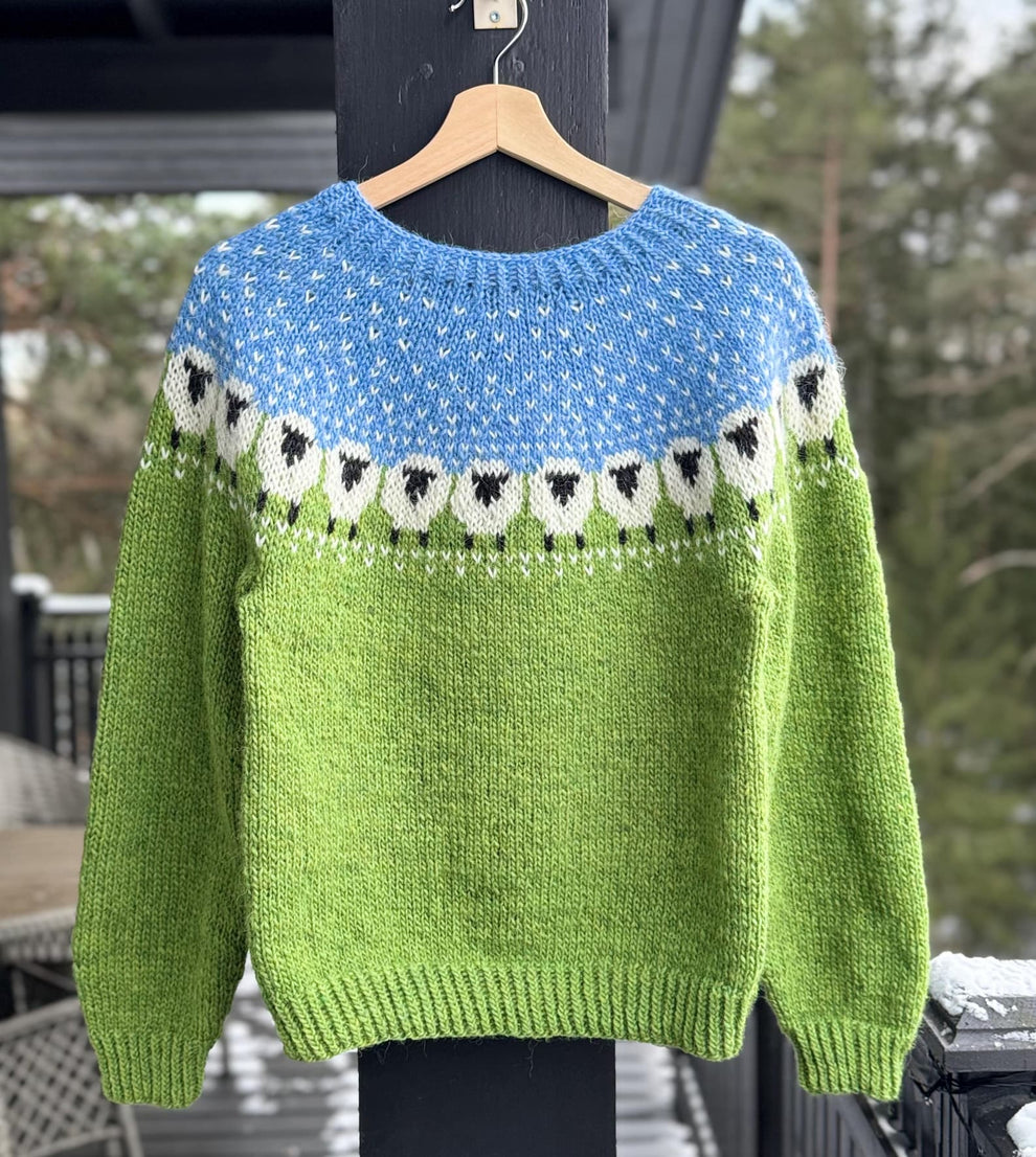 Sheep Pattern Design English Knitting Pattern for a Sheep Knitting Pattern – LOVABLI