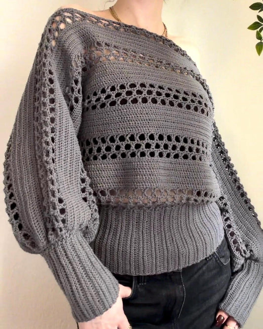 TENEBRAE Sweater Crochet Pattern