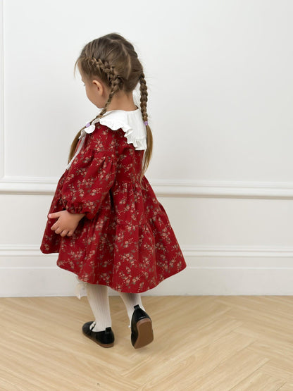 Girls Ruffle Dress PDF Sewing Pattern