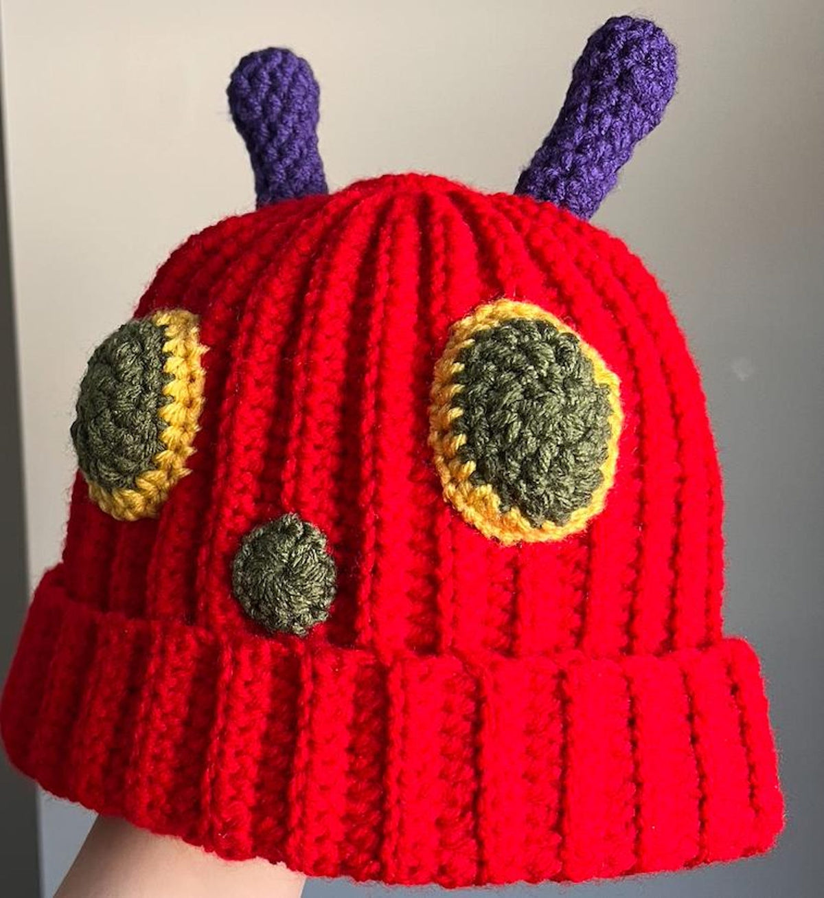 Very Hungry Caterpillar Crochet Hat Pattern