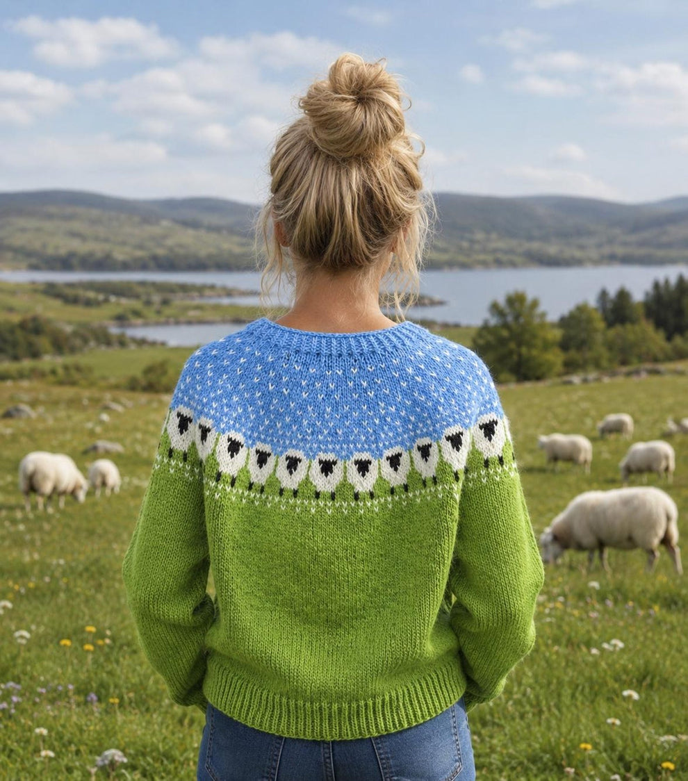 Sheep Pattern Design English Knitting Pattern for a Sheep Knitting Pattern – LOVABLI