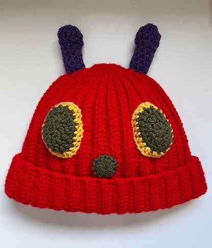 Very Hungry Caterpillar Crochet Hat Pattern