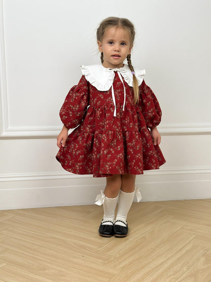 Girls Ruffle Dress PDF Sewing Pattern