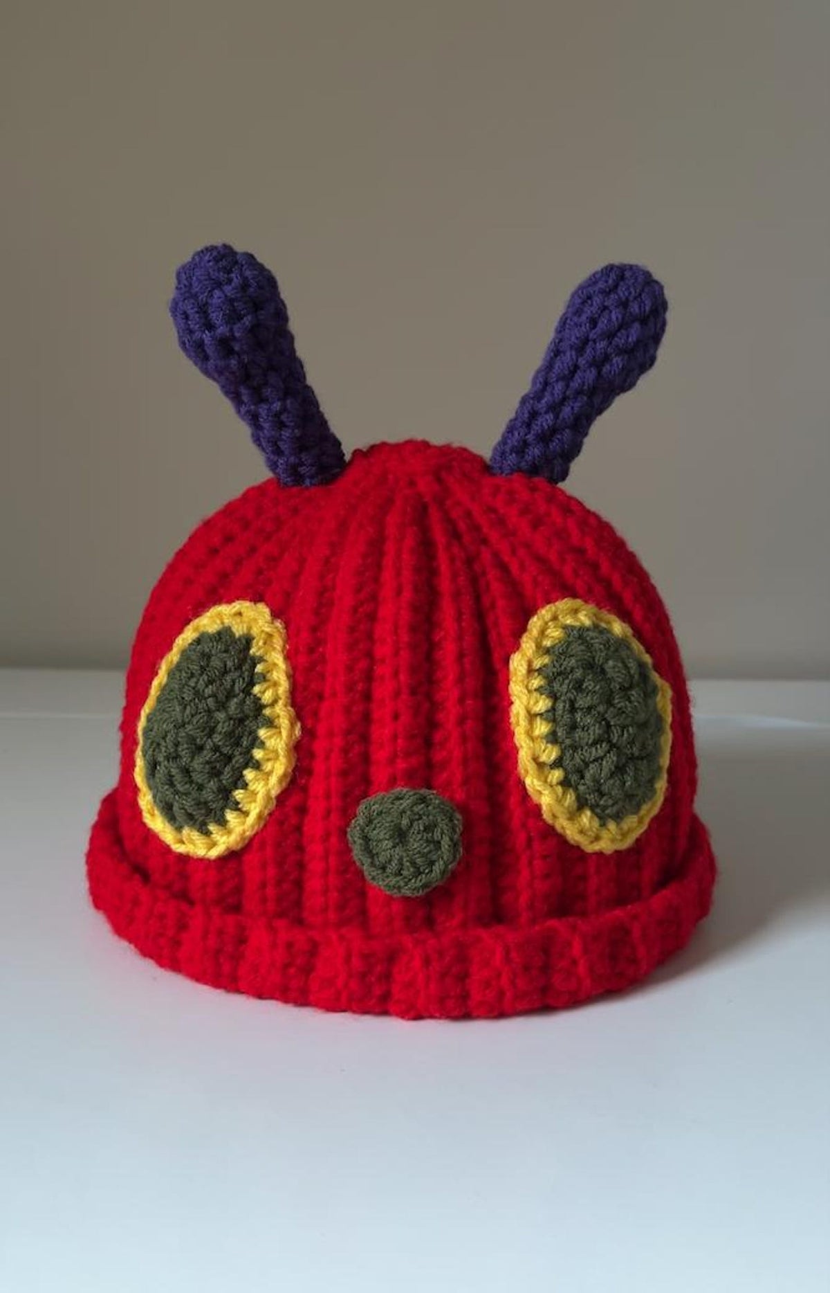 Very Hungry Caterpillar Crochet Hat Pattern