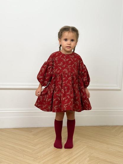 Girls Ruffle Dress PDF Sewing Pattern