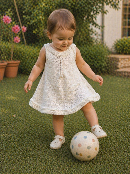Cozy Baby Knit Dress Knitting Pattern