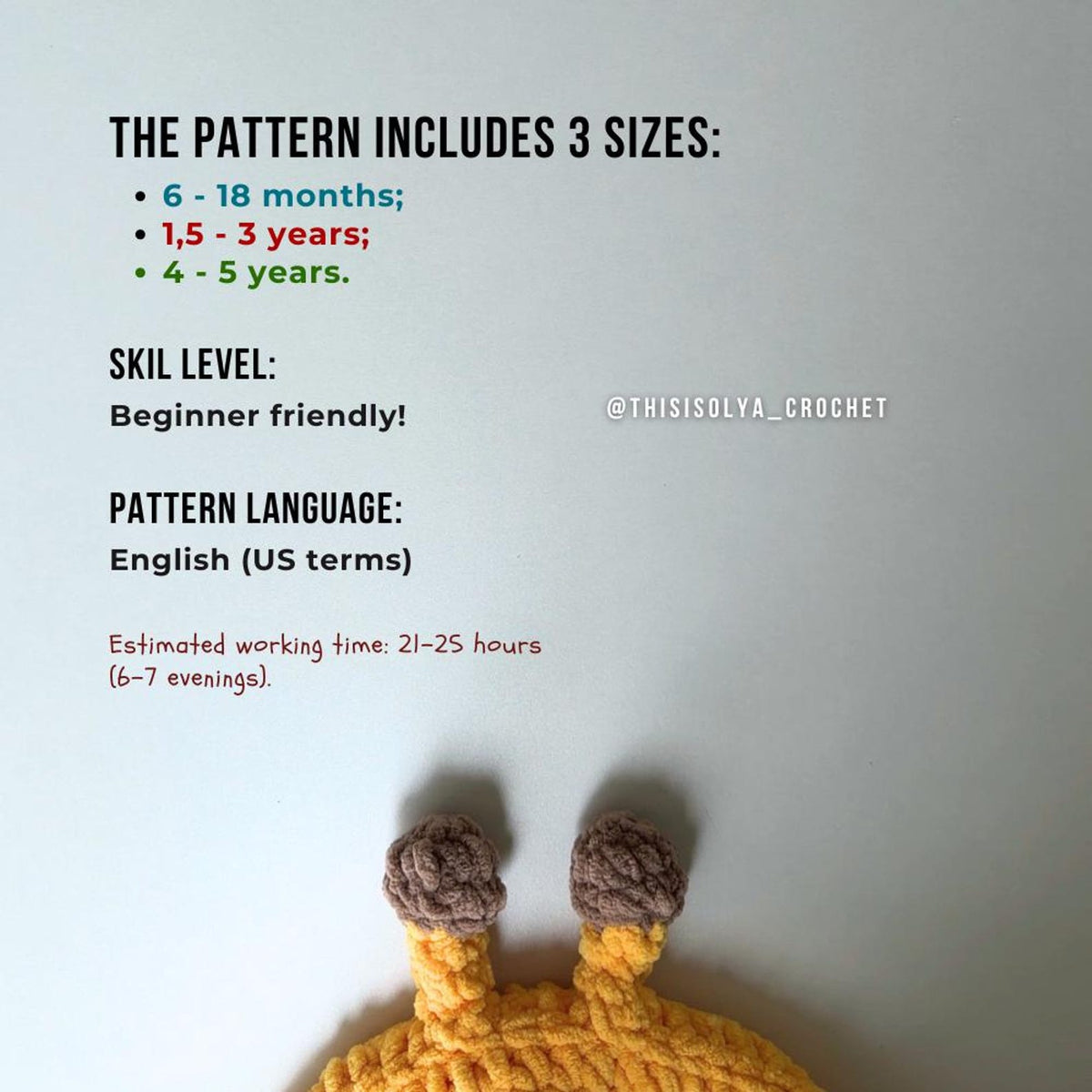 Bee Romper Crochet Pattern