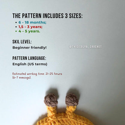Bee Romper Crochet Pattern