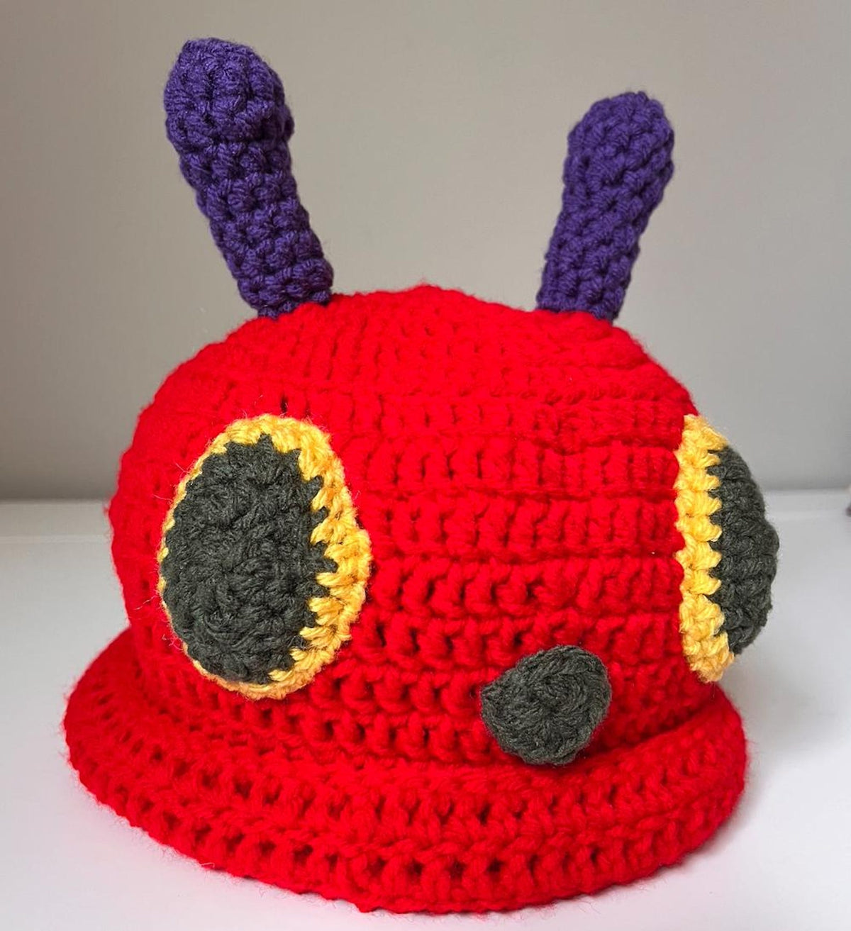 Very Hungry Caterpillar Crochet Hat Pattern