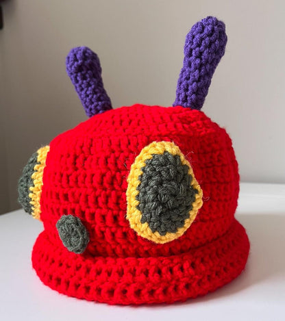 Very Hungry Caterpillar Crochet Hat Pattern