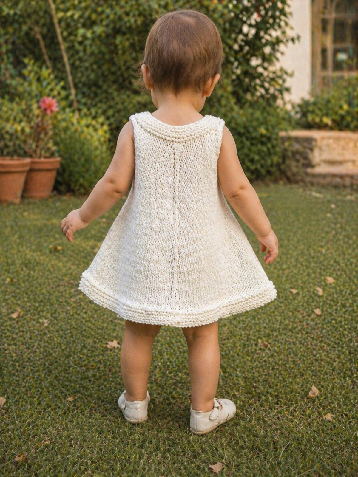 Cozy Baby Knit Dress Knitting Pattern