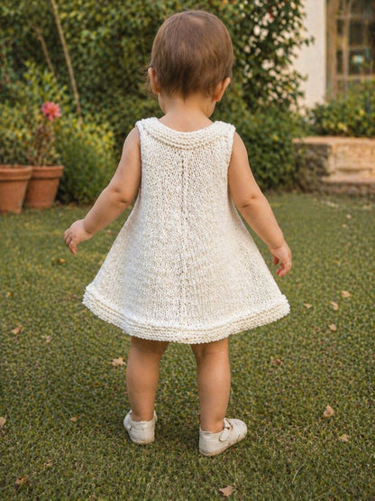 Cozy Baby Knit Dress Knitting Pattern