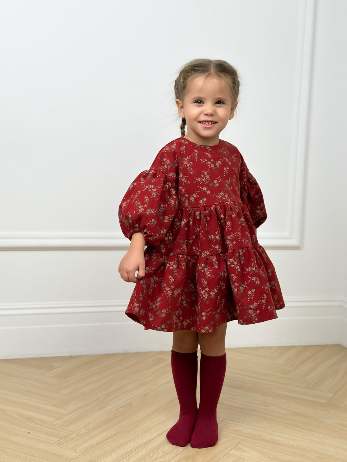 Girls Ruffle Dress PDF Sewing Pattern